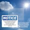Signmission This Is A Fragrance Free Facility Please, 14 in W x Rectangle, Plastic OS-2PACK-NS-P-1014-L-18623 - alternate 4